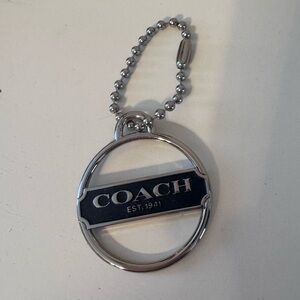 COACH Metal Circle Hangtag